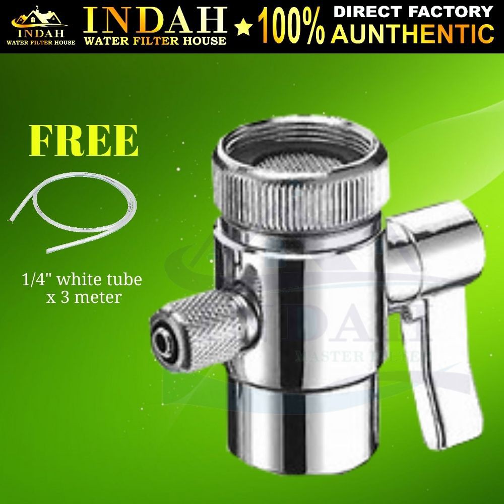 STANDARD ONE WAY Water Filter Diverter Valve For 1/4" Tube Shopee