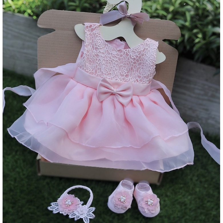 Baby Pastel Pink Theme Dress