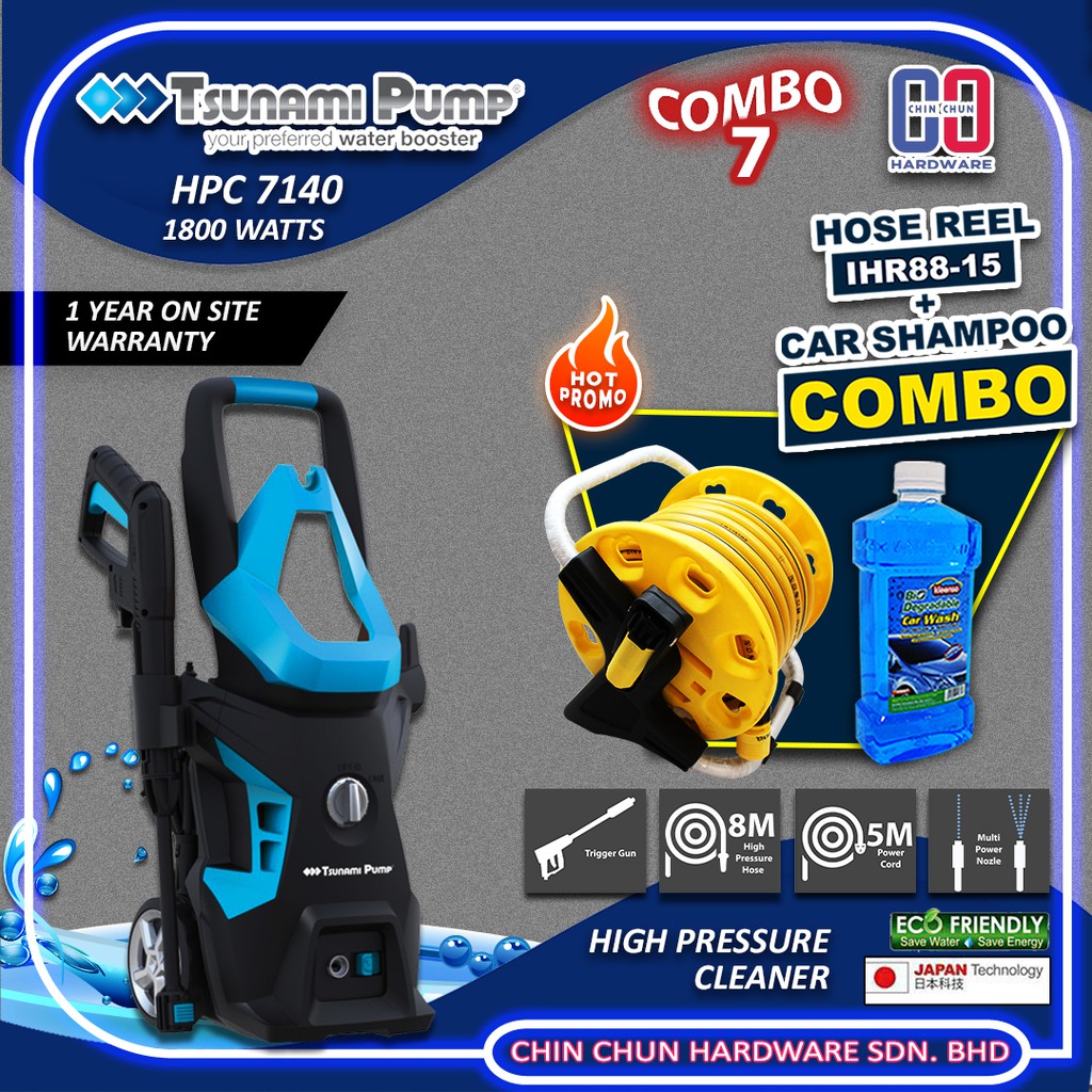 4* TSUNAMI HPC 7140HPC7140HPC7140 HIGH PRESSURE CLEANER PUMP