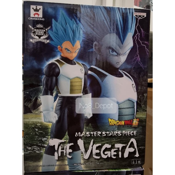 Used Bib Dragon Ball Super Master Stars Piece Msp Ssgss Vegeta Gold Sticker Shopee Malaysia