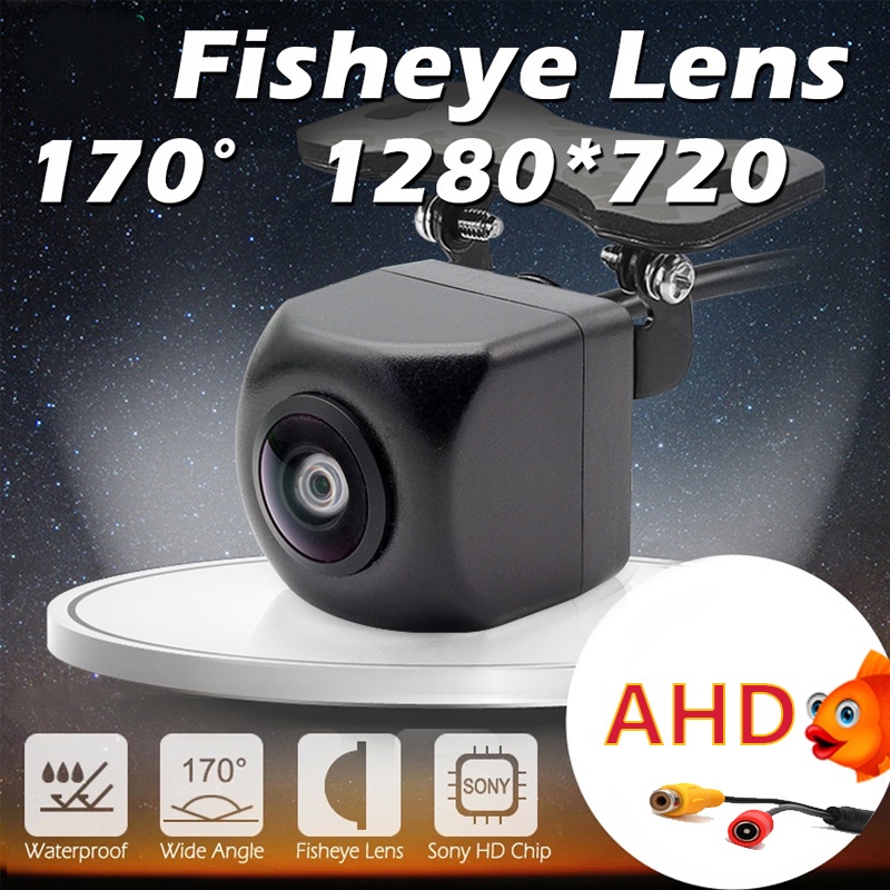 AHD 720P Car Rear View Camera IP68 Waterproof Starlight Night Vision Wide View Angle Back Reverse Parking Assistance Backup Cameras For Android Player