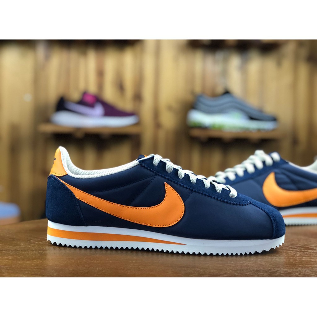 navy blue nike cortez womens