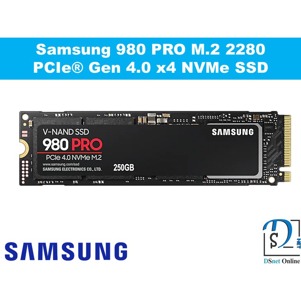 Samsung 980 Pro M 2 2280 Pcie Gen 4 0 X4 Nvme Ssd 250gb 500gb 1tb 2tb Shopee Malaysia