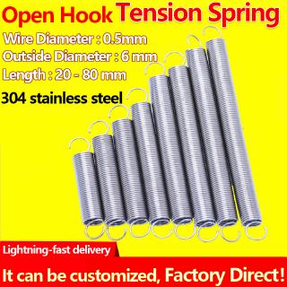 5pcs Wire Extension Spring for Edge Finder Dia 0.6mm OD 4mm Long 50mm 
