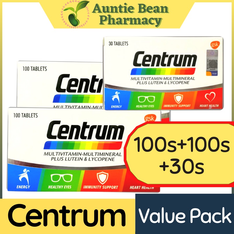 [Value Pack] Centrum MultivitaminMultimineral100 TABLETS X 2+30