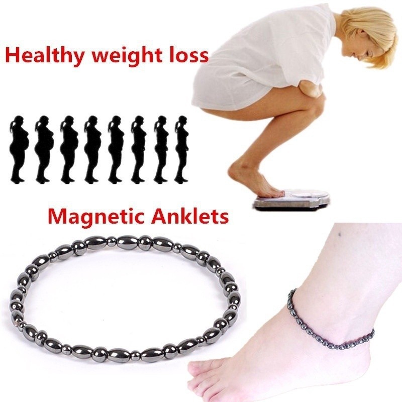 156E Hematite Magnetic Foot Chain Weight Loss Chain Reduce Weight 