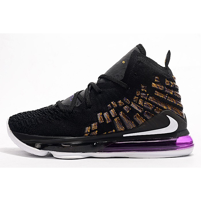 lebron gold and black shoes