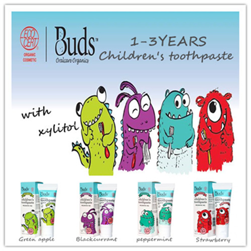 Buds Children's Toothpaste With Xylitol (1 3 years) 50ml Shopee