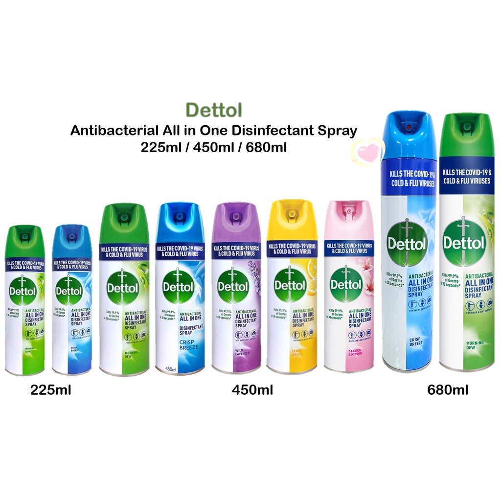 Dettol Disinfectant Spray 225ml/450ml/680ml Shopee Malaysia