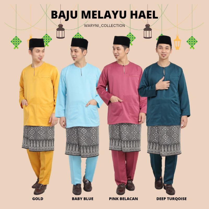 Membeli Waryni S 3xl Baju Melayu Hael Tradisional Kurung Johor Teluk Belanga Pesak Plain Loose Murah Plus Saiz Free Gift Dengan Harga Istimewa Rm 90 44 Mem Beli Murah