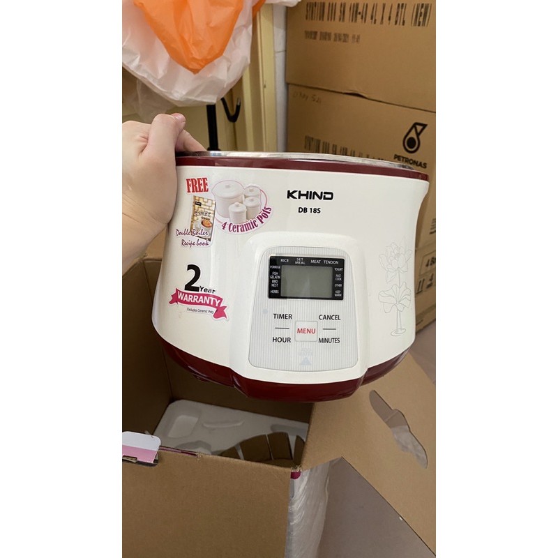 Khind Double Boiler DB18S (Preloved) Shopee Malaysia