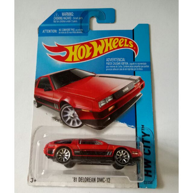 delorean dmc hot wheels