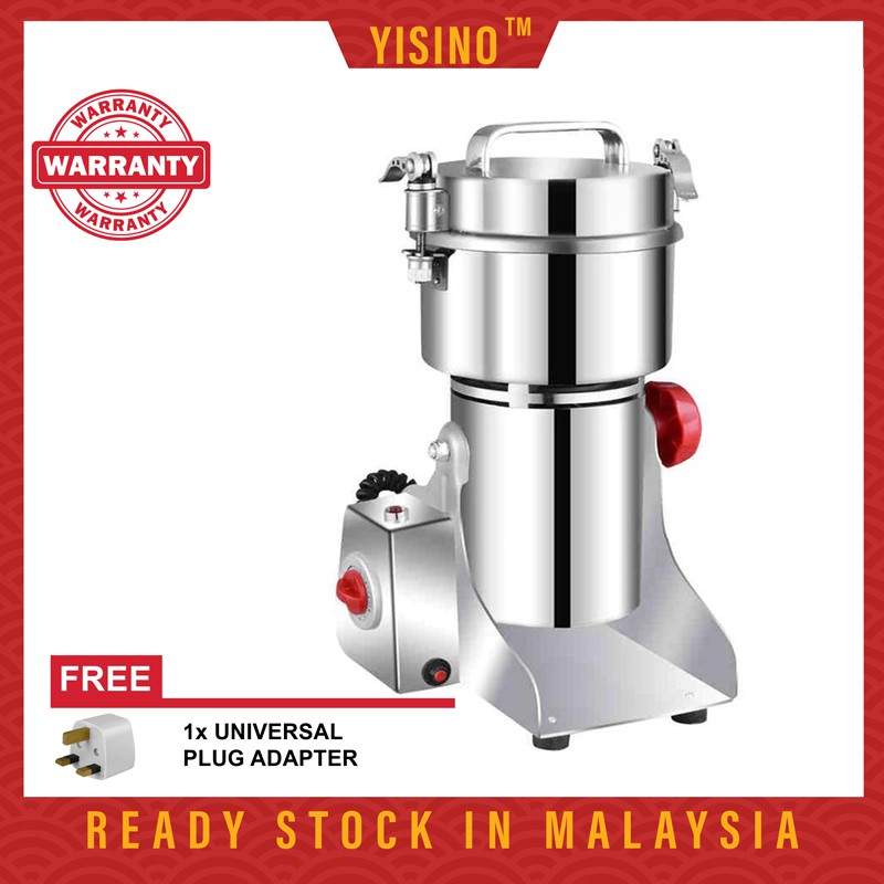 [Free Spare Blades] 800g Electric Dry Food Grinder Grains Herbal Powder