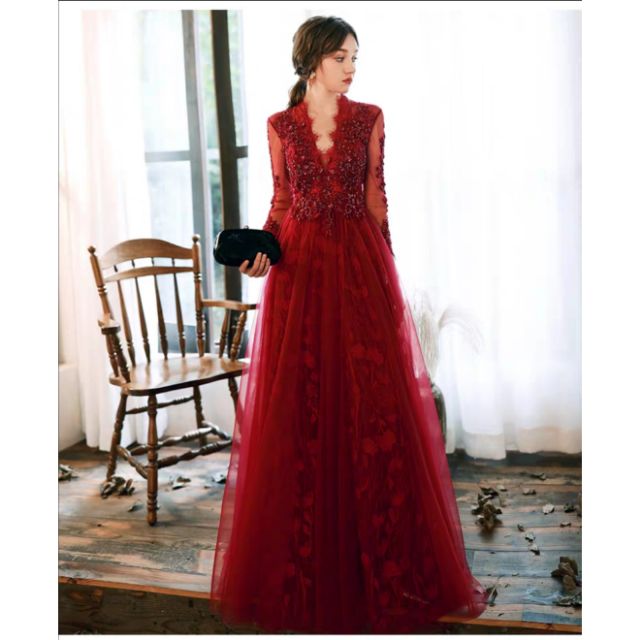 wine dinner gown