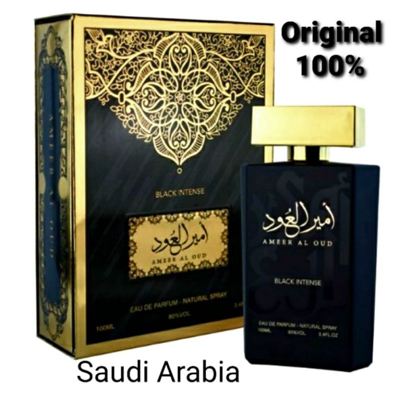Ameer al oud 🌟 black lntense 100 ml perfume 🌟 Original100% 🌟 from Saudi Arabia 100% 🔥 New Arrival Hot Sale Ready Stock