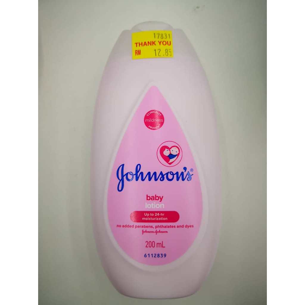 johnson's baby lotion new formula