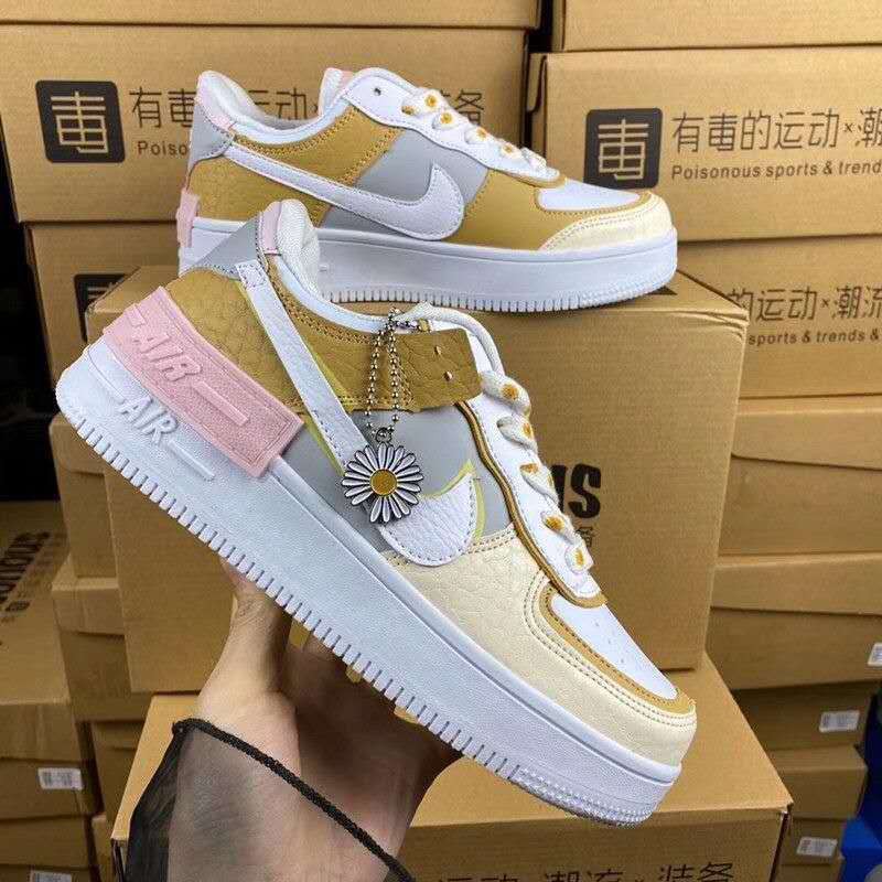 Nike Air Force 1 Shadow Pastel Multi Inspired | Shopee ...