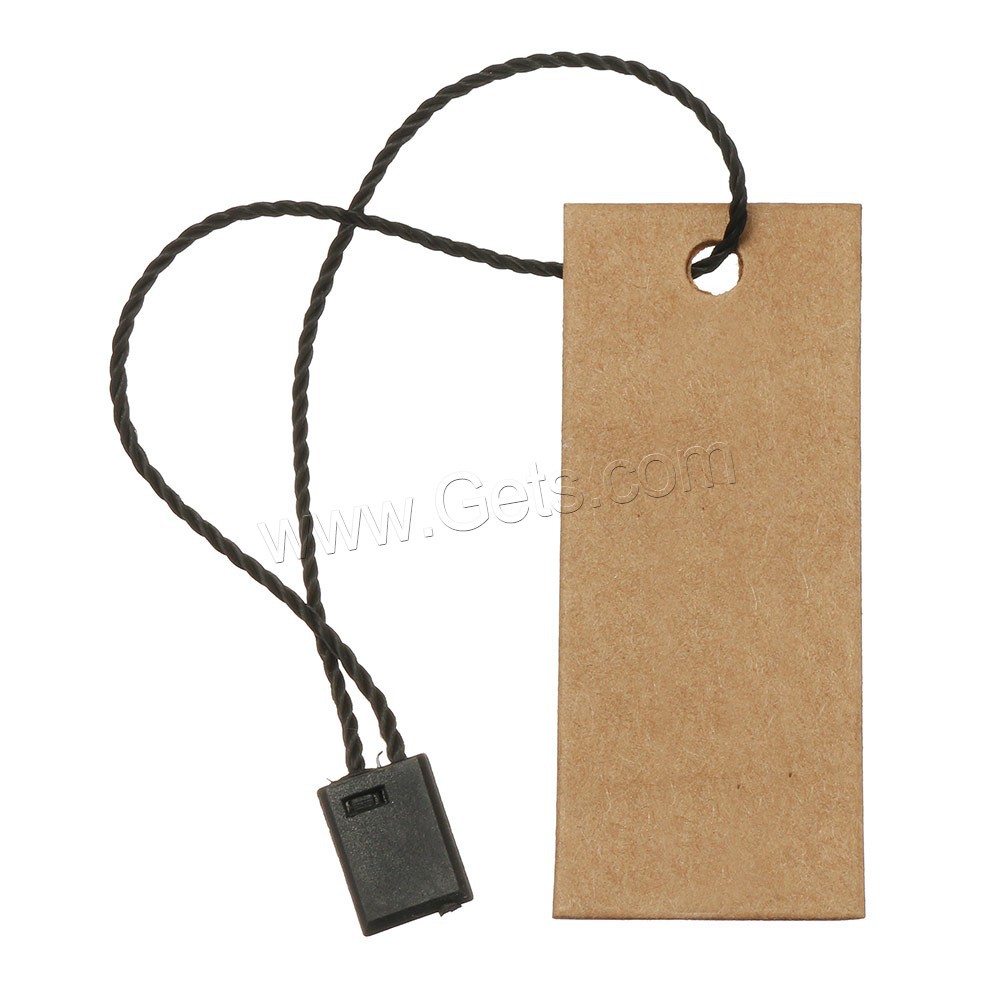 100 pcs Label Tags Rectangle Rope Strings Cords / Clothing Hang Tagging String Cords Shopee