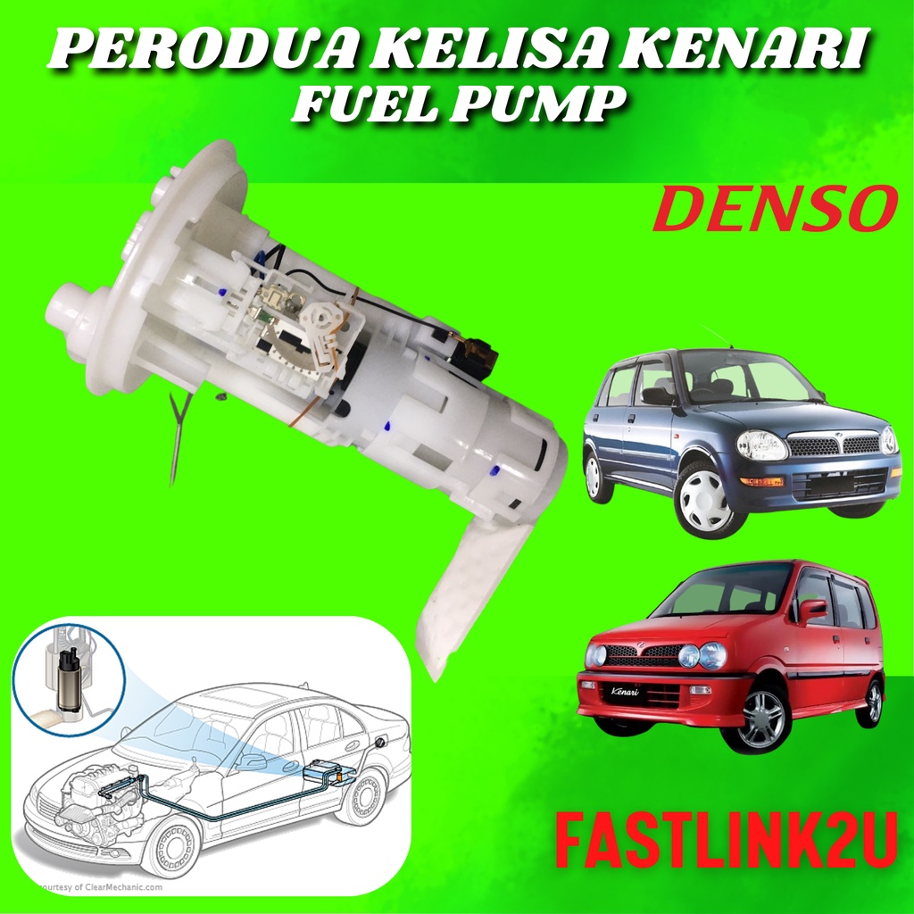 FASTLINK FUEL PUMP DENSO PERODUA KELISA KENARI NEW HIGH QUALITY 23210