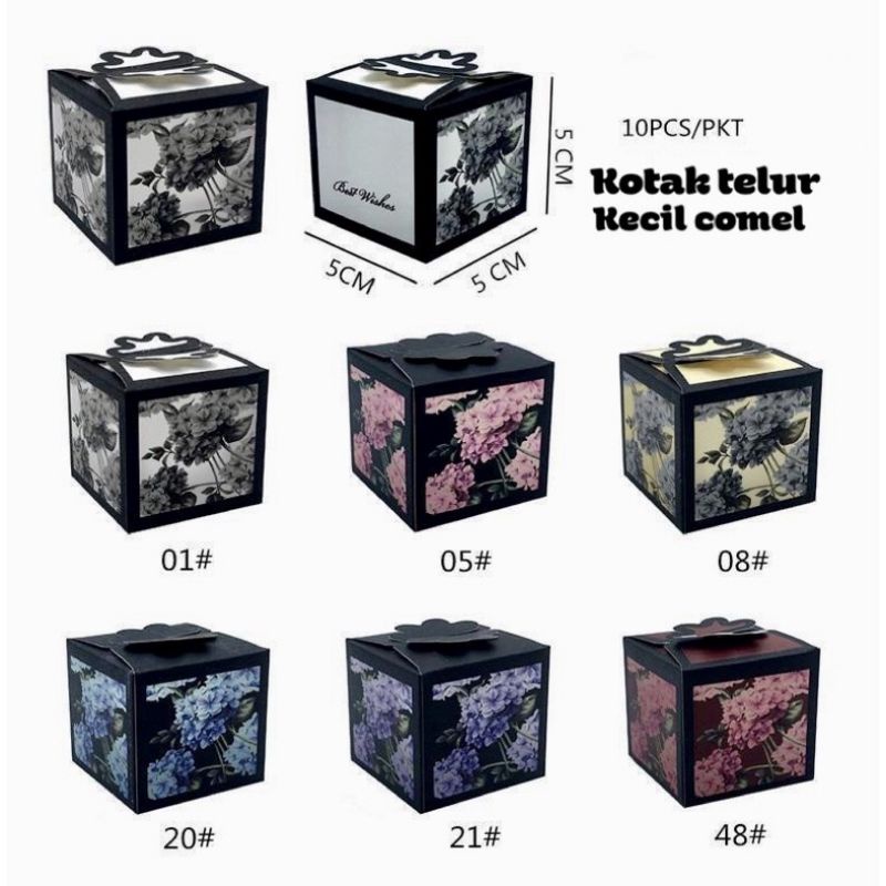 Kotak Bahulu 12.5x12.5x5cm Gift Box (1 Pkt/10pcs) | Shopee Malaysia