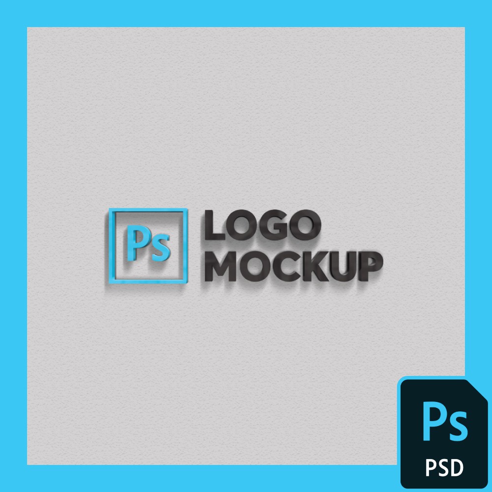 100 Photoshop Logo Mockup Wall Mockup Premium Vol 2 Psd