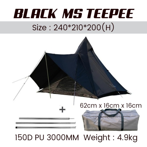 VIDALIDO Indian Style Pyramid Tent MS Teepee MX Pro Waterproof Double ...