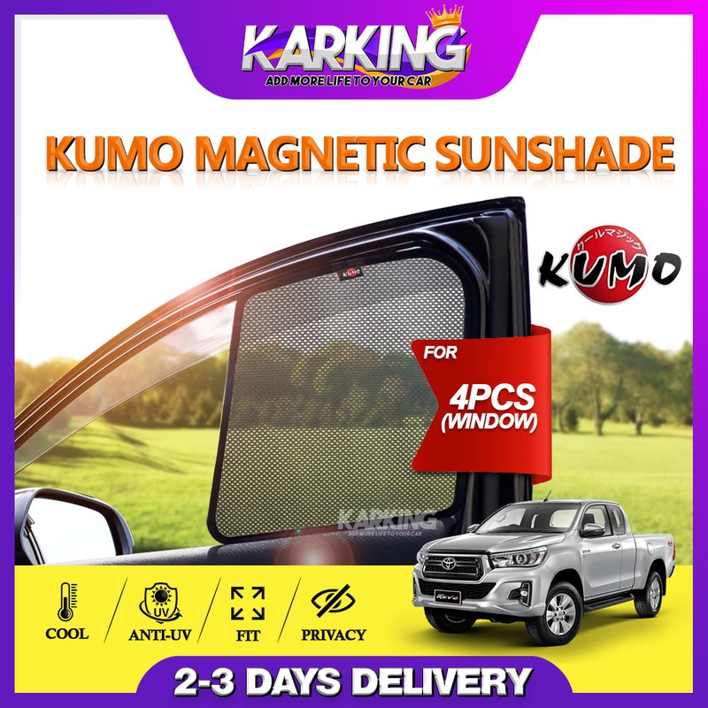 Kumo Magnetic Sunshade Toyota Hilux Revo 