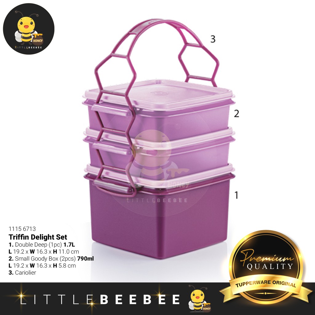 Tupperware Triffin Delight Set / Lunch Box