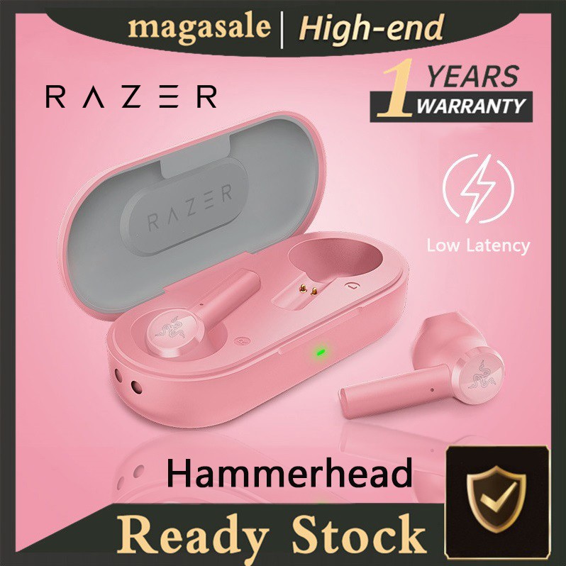 Original Razer Hammerhead True Wireless Earbuds Pink Crystal Bluetooth Mobile Game In Ear Music Sports Headset Shopee Malaysia