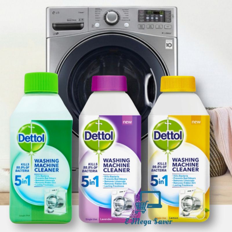Dettol 5in1 Washing Machine Cleaner 250ml (8.45fl oz) Shopee Malaysia