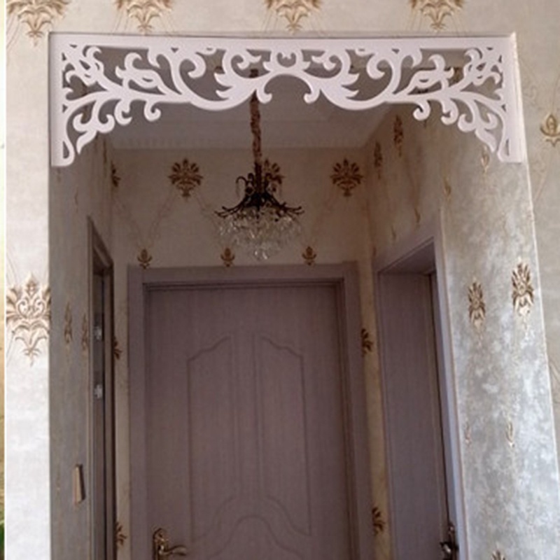 Entrance door hang down lintel vintage style decorative door corner