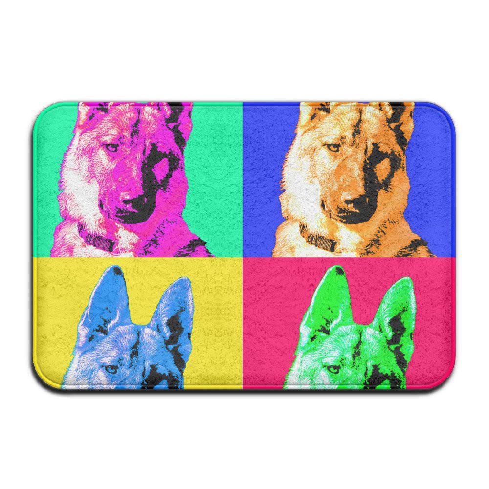 German Shepherd Pop Art Doormats Entrance Rug Floor Mats Doormats Floor Mat