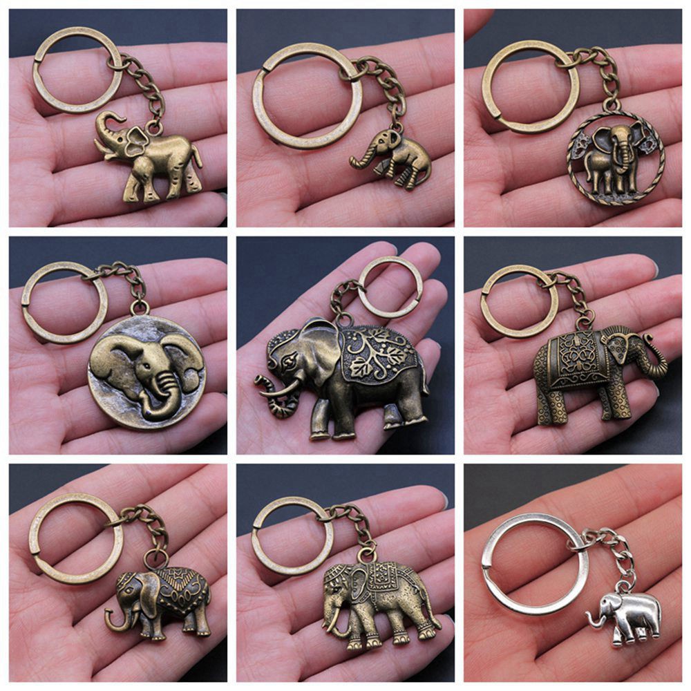 Elephant Pendants Keychains Car Chains Jewelry Handmade Diy.