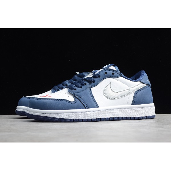 jordan 1 low white navy