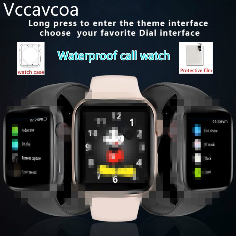 Apple Watch Smart Watch Bluetooth Call Two Function Button Gps Waterproof Strap Change 44mm Pk Apple Watch T500 F18 Smartwatch Shopee Malaysia