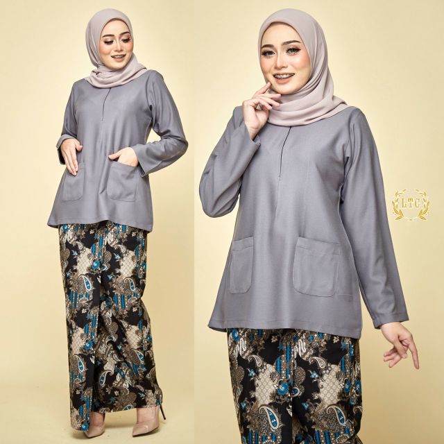 30+ Ide Keren Baju Kurung Kedah Batik Poket - Lamaz Morradean