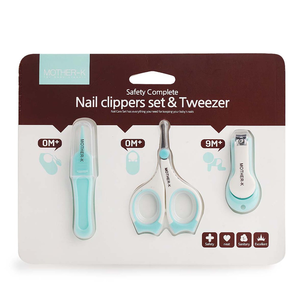 nail clipper and tweezer set