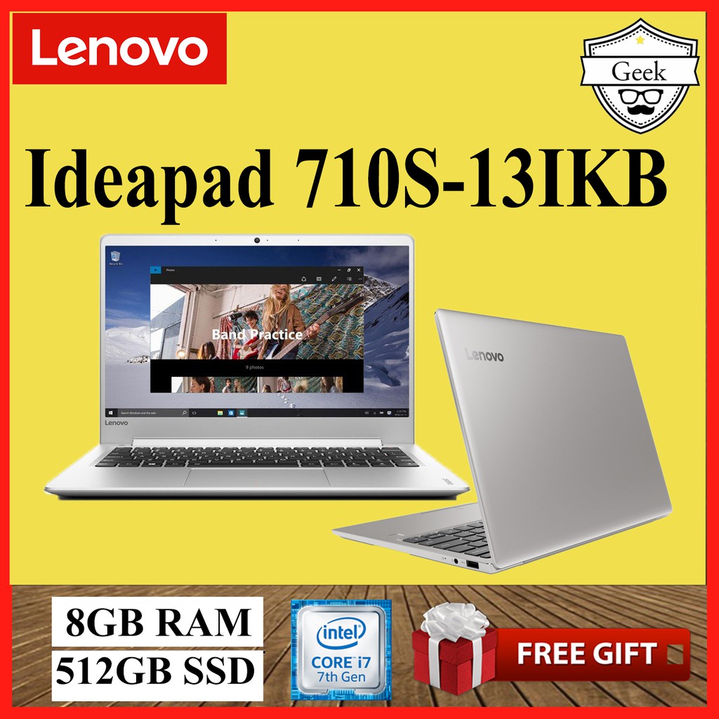 Lenovo Ideapad 710s 13ikb 13 3 Core I7 7500u 8 Gb Ram 512 Gb Ssd Shopee Malaysia