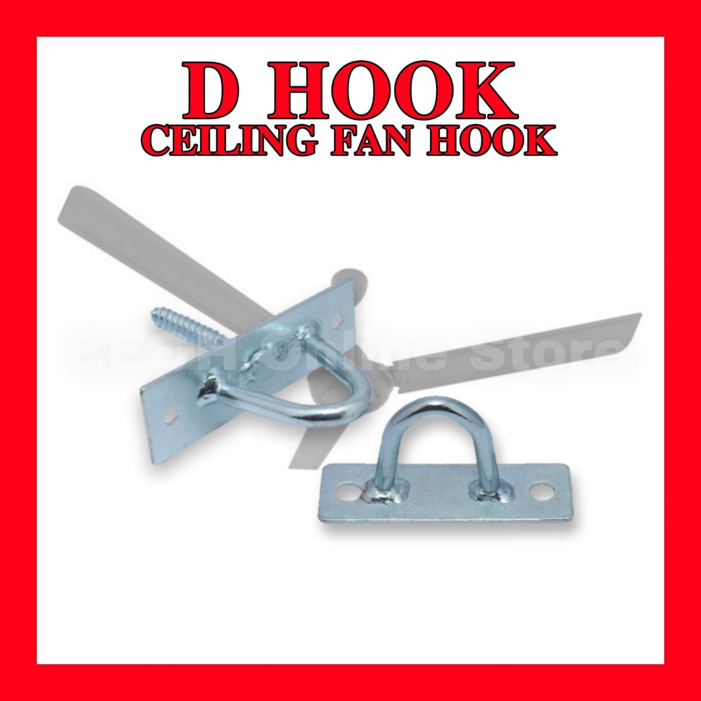 Ceiling Fan Mount Ceiling Fan Hook D Type Screw Type D Hook / D Hook