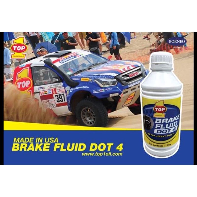 Top 1 Brake Fluid Dot 4 (1litre) Shopee Malaysia