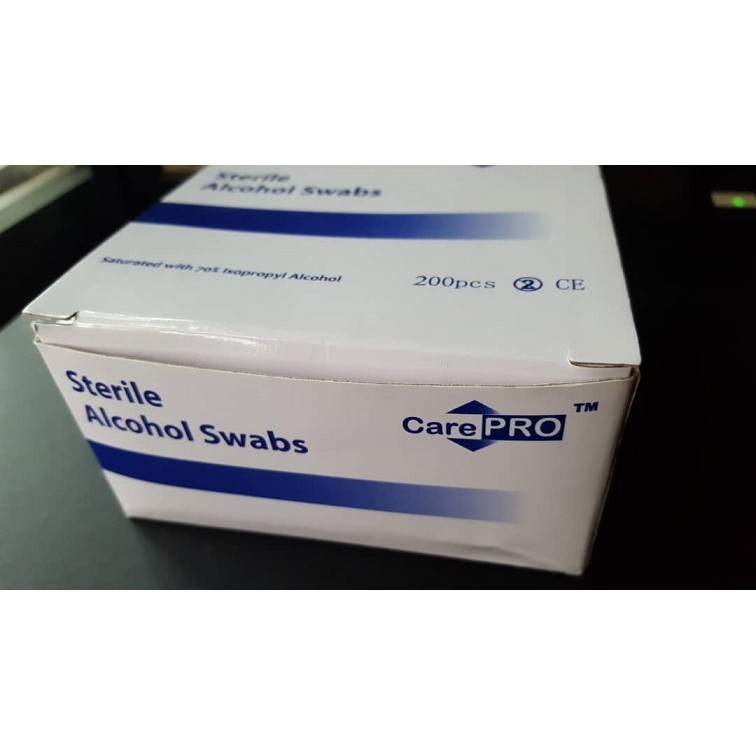 sterile alcohol swabs