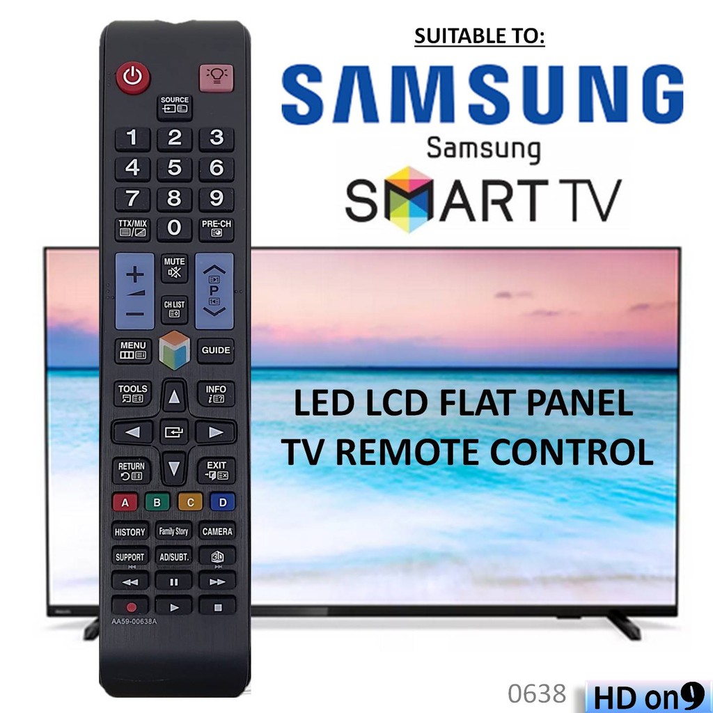Samsung Smart Led Lcd Tv Remote Control Replacement Aa59 00638a Shopee Malaysia 8606