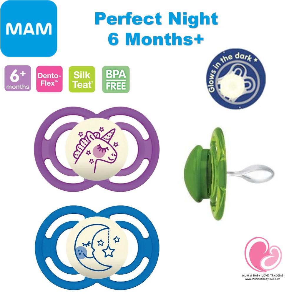 mam 16 month pacifier glow in the dark