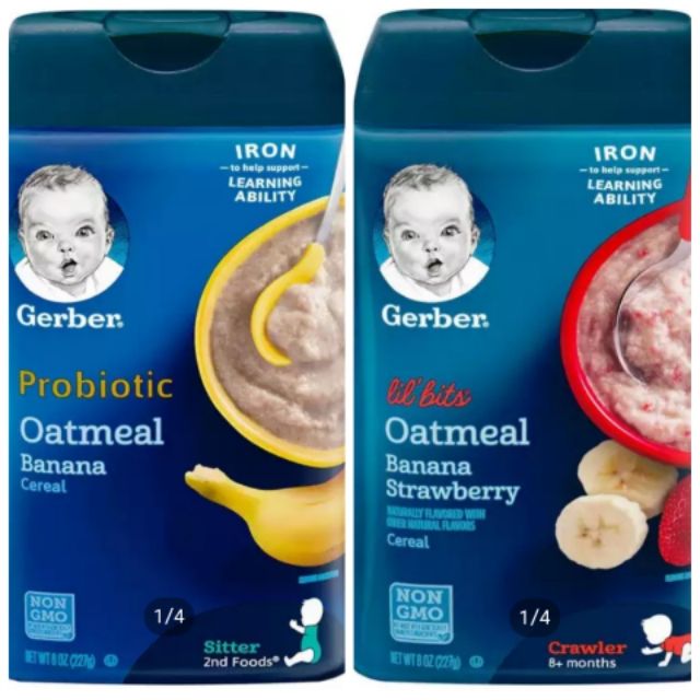 gerber oatmeal banana strawberry