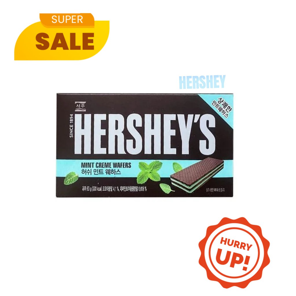 Korea Hershey's Chocolate Waffle Biscuit Mint Chocolate Wafer Cookies