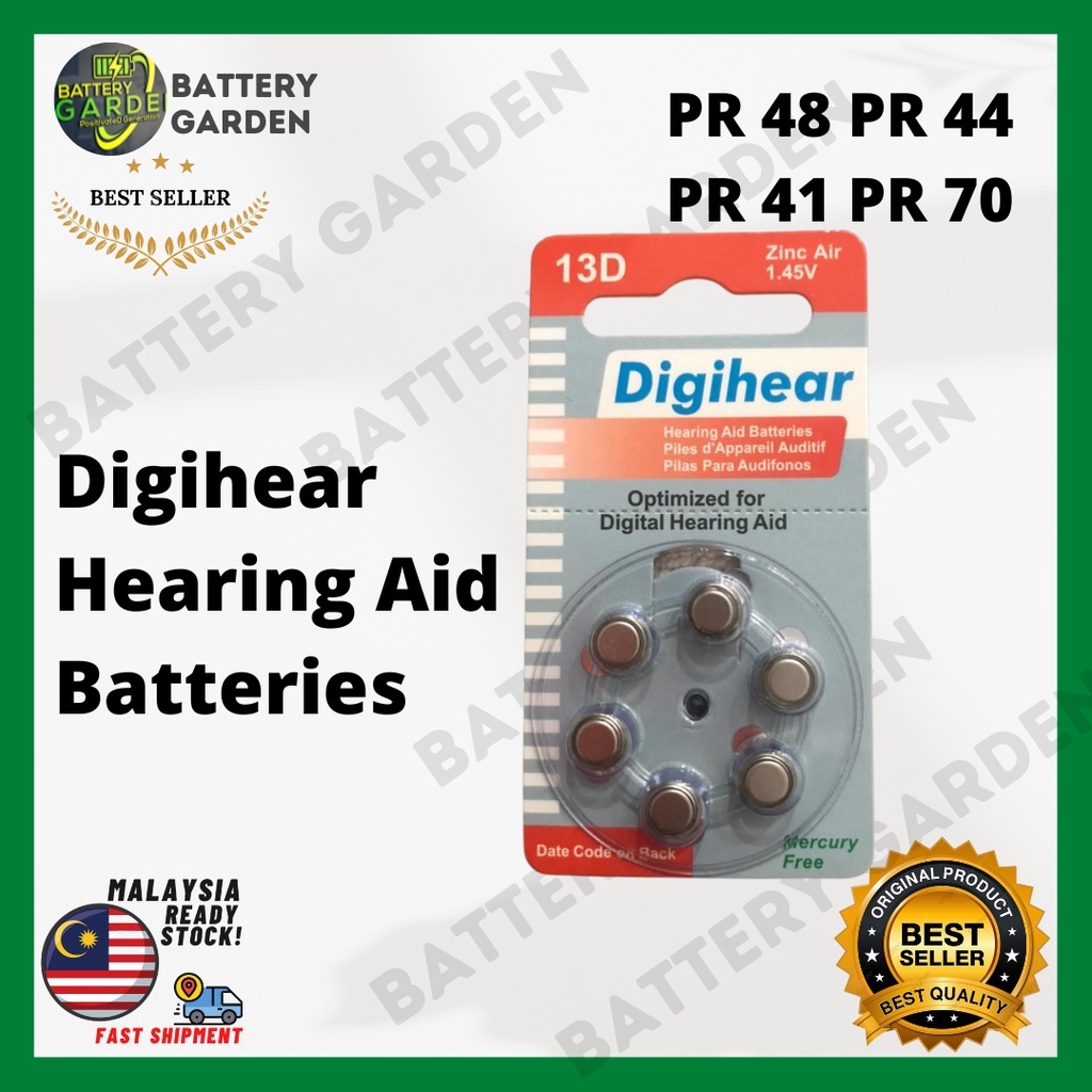 Original Made Germany Hearing Aid PR48 PR44 PR41 PR70 Batteries Deaf