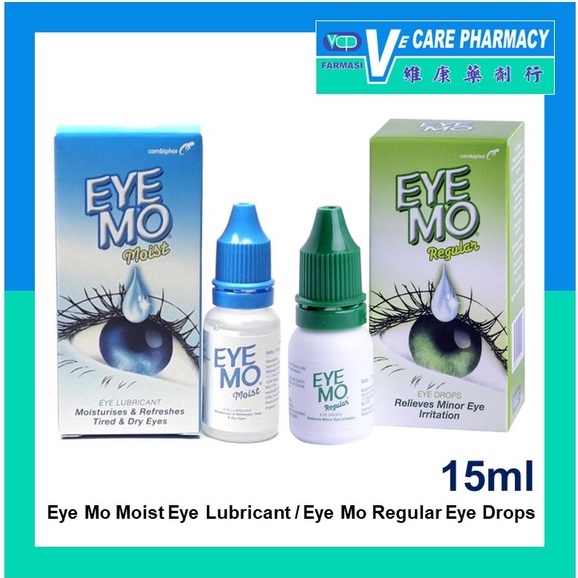 Eye Mo Lubricant Eye Drop Regular/Moist Eyemo 15ml Shopee Malaysia