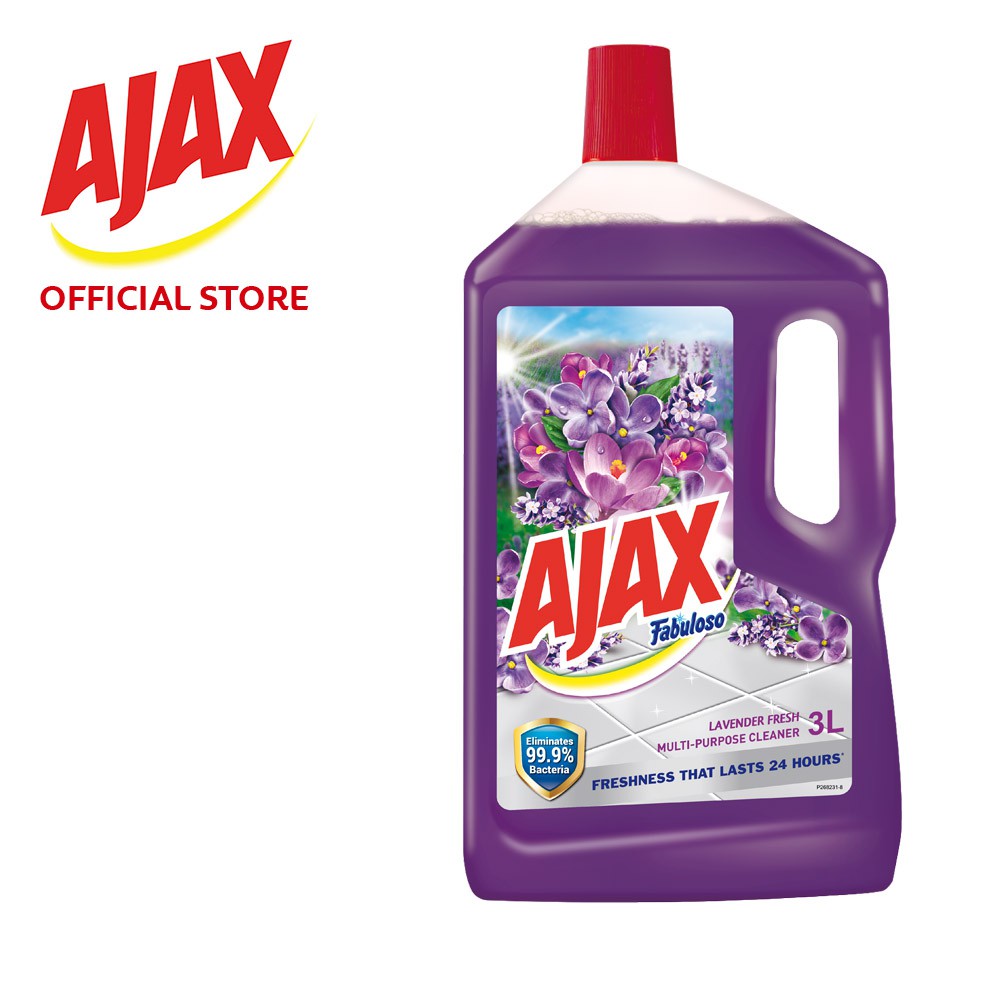 Ajax Fabuloso Lavender Multi Purpose Floor Cleaner 3l