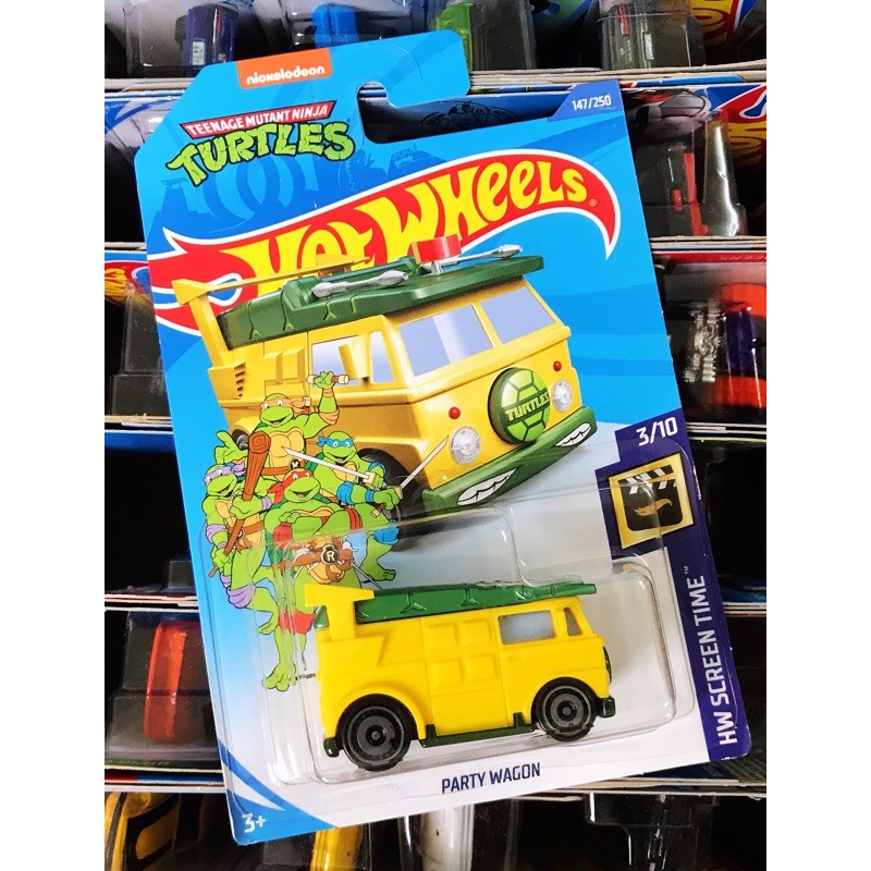 Hot Wheels Ninja Turtle Party Wagon | Shopee Malaysia