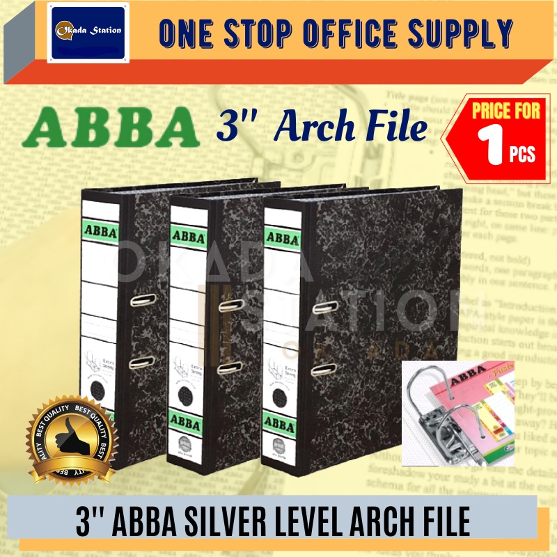 ABBA Lever Arch File / Fail Kulit Keras / Fail Folder / Fail Kertas / 3 ...